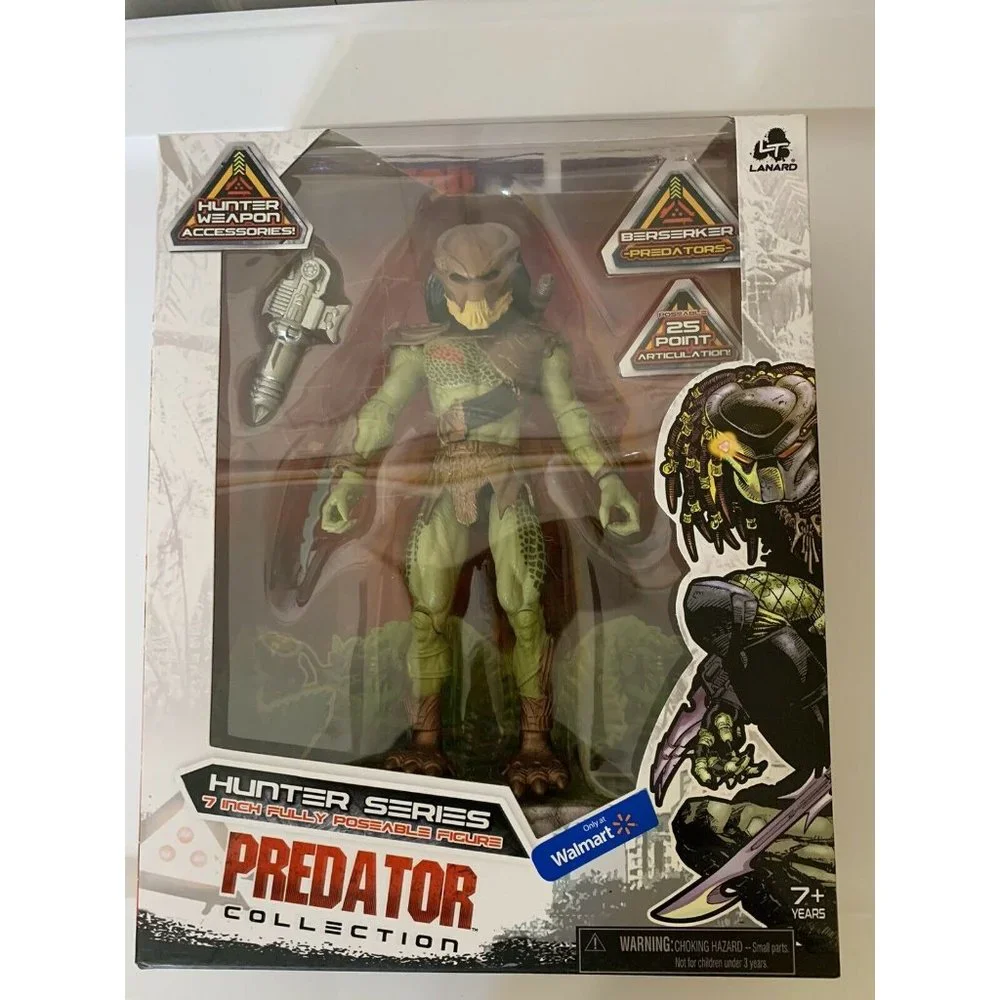 New Lanard Predator 7” Battle Action Figure‎ 31363 Berserker, Hunter Series